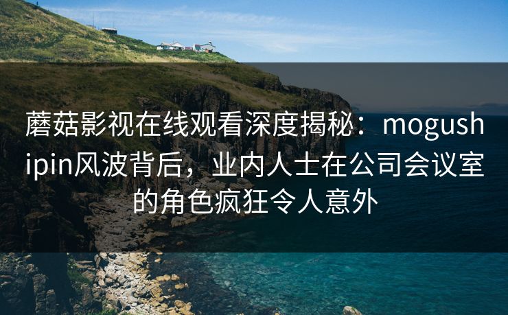 蘑菇影视在线观看深度揭秘：mogushipin风波背后，业内人士在公司会议室的角色疯狂令人意外